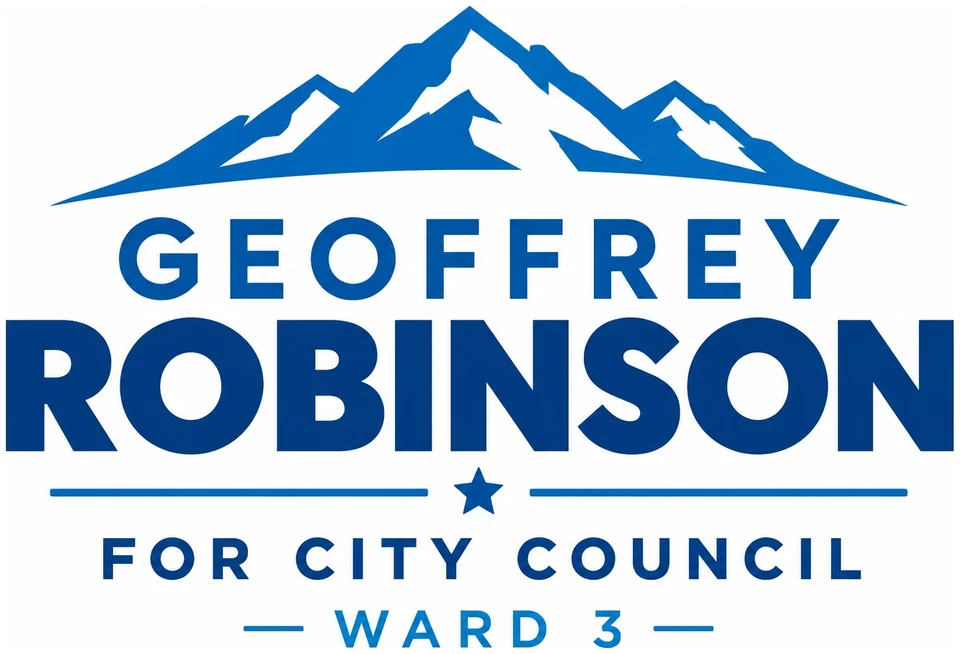 Geoffrey Robinson para el Concejo Municipal de Evans, Distrito 3